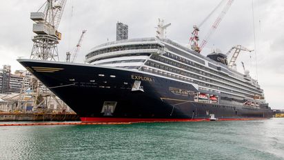 Buque Explora I, uno de los referentes de lujo del Grupo MSC Cruceros, llegó a Málaga el pasado fin de semana.