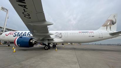 El nuevo Airbus A321neo corresponde a la aeronave 25 de la flota de JetSmart.