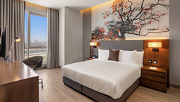 Una de las habitaciones del nuevo alojamiento de la cadena de hoteles Barceló en Baréin.