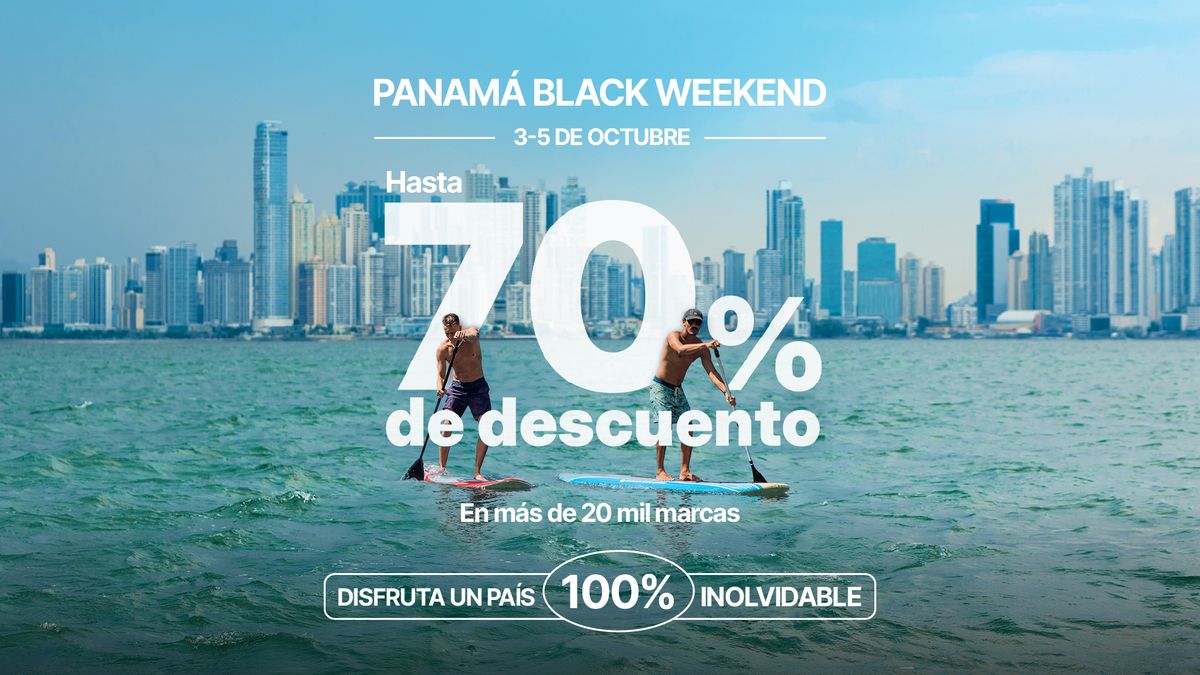 Panamá Black Weekend se desarrollará del 3 al 5 de octubre de 2025.
