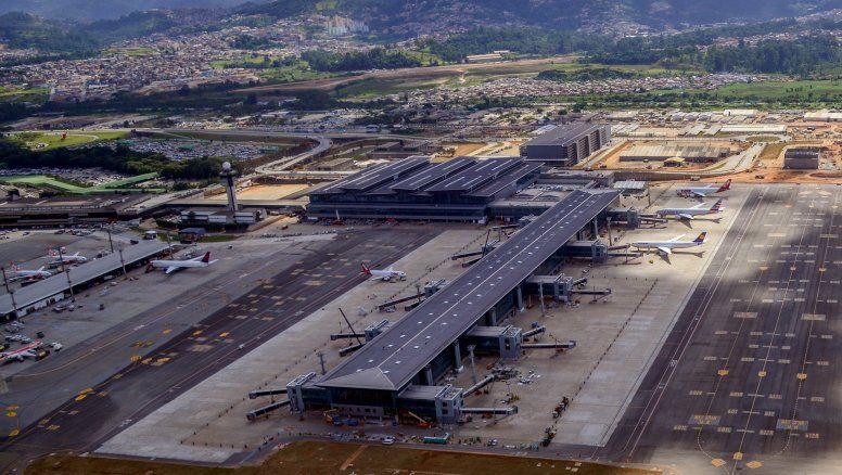 El decano de los aeropuertos latinoamericano: el Aeropuerto de Guarulhos, en San Pablo