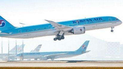 Un Boeing B-787 de Korean Air.