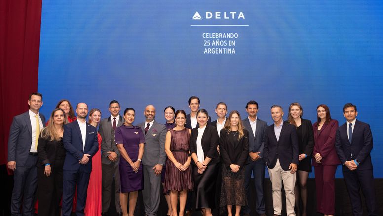 Delta Air Lines celebró a todo lo alto su 25° aniversario de operaciones en Argentina.