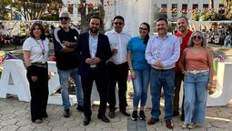 El gobernador de la Región de Ñuble, Óscar Crisóstomo y el director del Sernatur de la Región, Augusto González; fueron parte de la comitiva presente en el evento.&nbsp; 