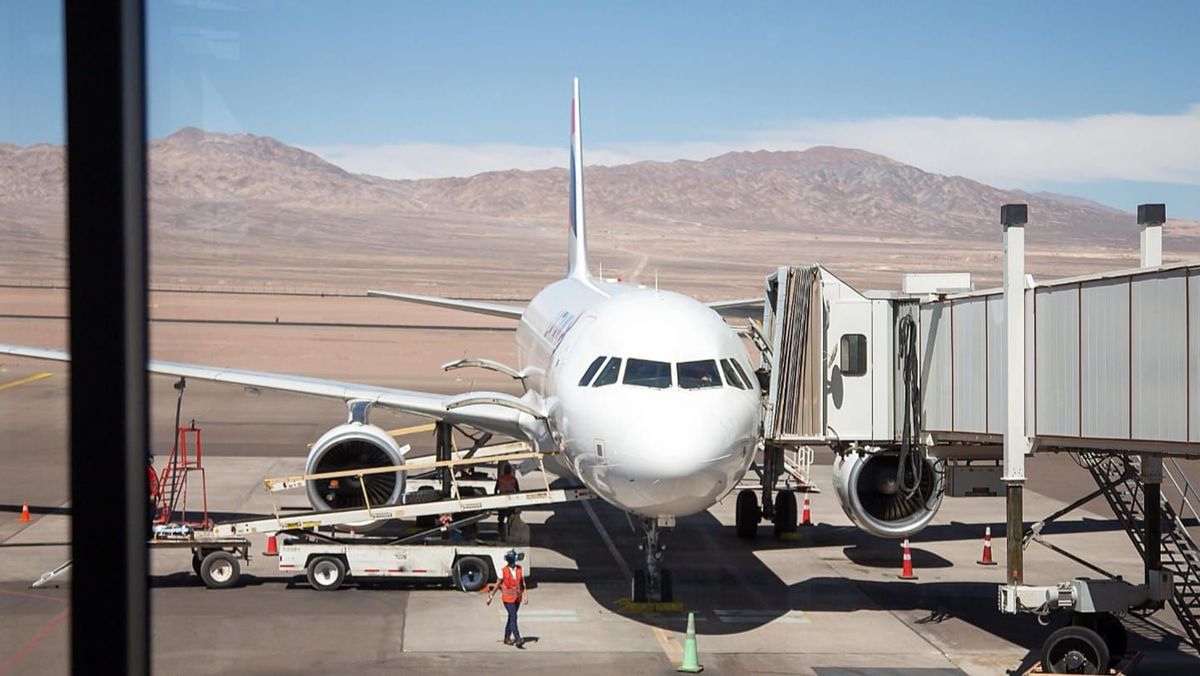 Aeropuerto El Loa en Calama es el segundo recinto con mayor número de vuelos y pasajeros del país.&nbsp;