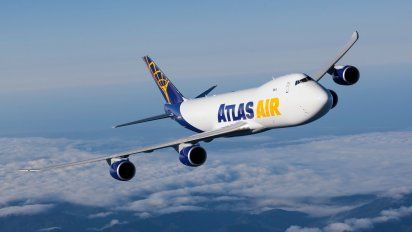 Así se ve el último Boeing B-747/8F (Freight) que operará la aerolínea carguera Atlas Air.