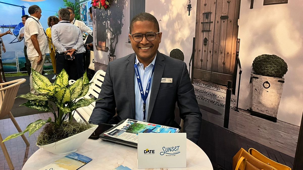 Jacinto Fernández, gerente general de Sunset Corp., en el DATE República Dominicana 2025.  