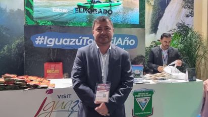Leopoldo Lucas, presidente del Iturem, detalló en la FIT el proyecto del catamarán de lujo para 250 personas que conectaría Puerto Iguazú con el Parque Nacional.