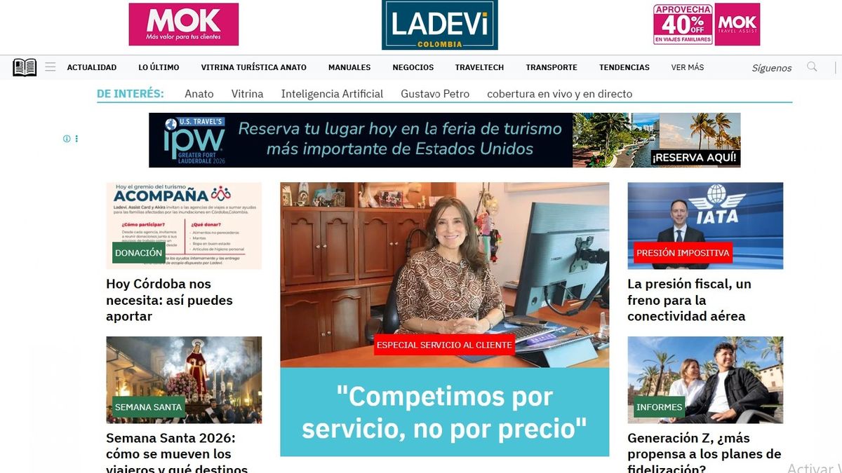 Los portales de Ladevi Medios y Soluciones, entre ellos, Ladevi Colombia, son auditados por Google Analytics.&nbsp;