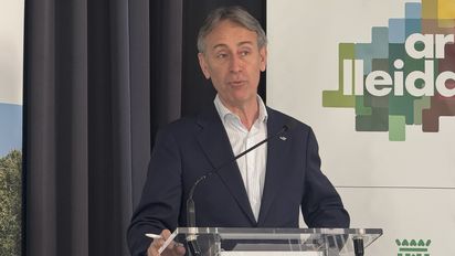 Juli Alegre, director del Patronato de turismo de Lleida, que junto a la Agencia Catalana de Turismo han realizado un acto en Valencia