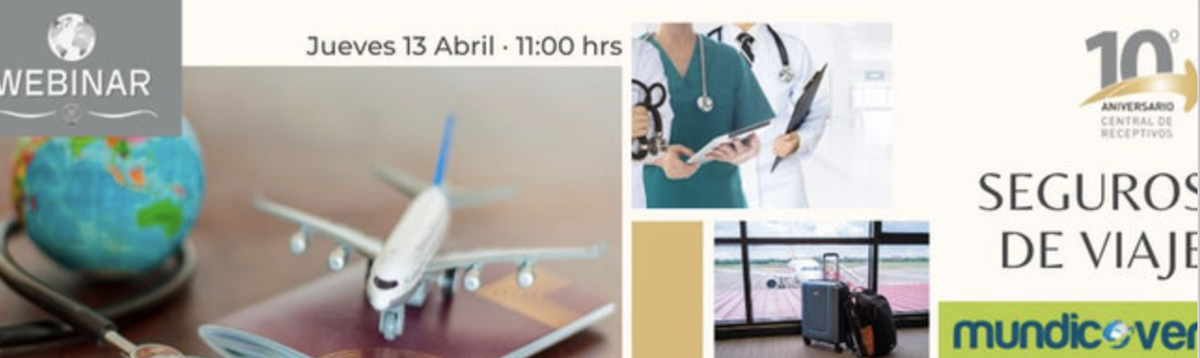 Cartel promocional del Webinar de Central de Receptivos