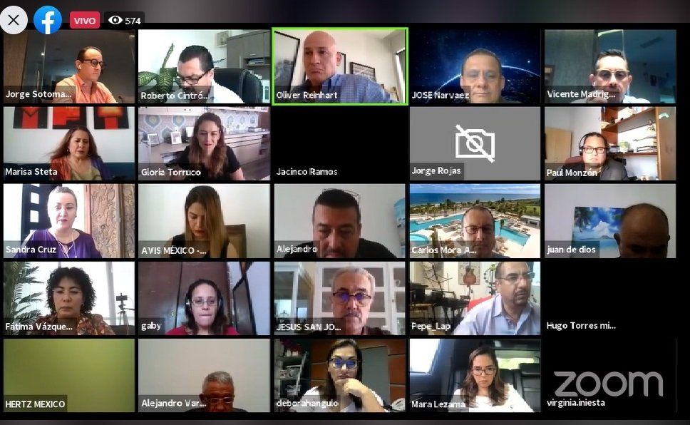 Presentación virtual de la nueva campaña de hoteleros del Caribe mexicano.&nbsp;