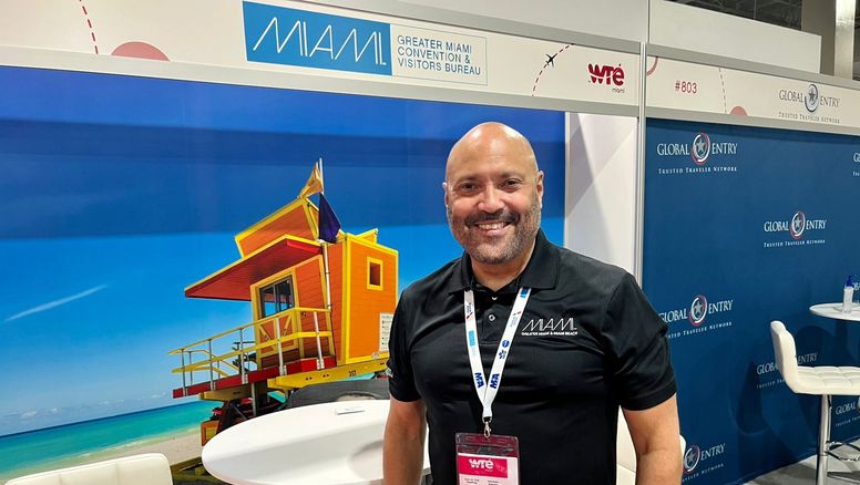 Joe Docal, director de ventas para Europa y mercados emergentes de la Oficina de Turismo de Miami, estuvo presente en la WTE Miami en Florida.