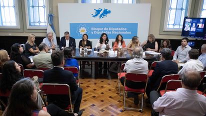 Diputados de Unión por la Patria y empresarios buscan frenar el DNU y la ley Ómnibus que alienta Milei