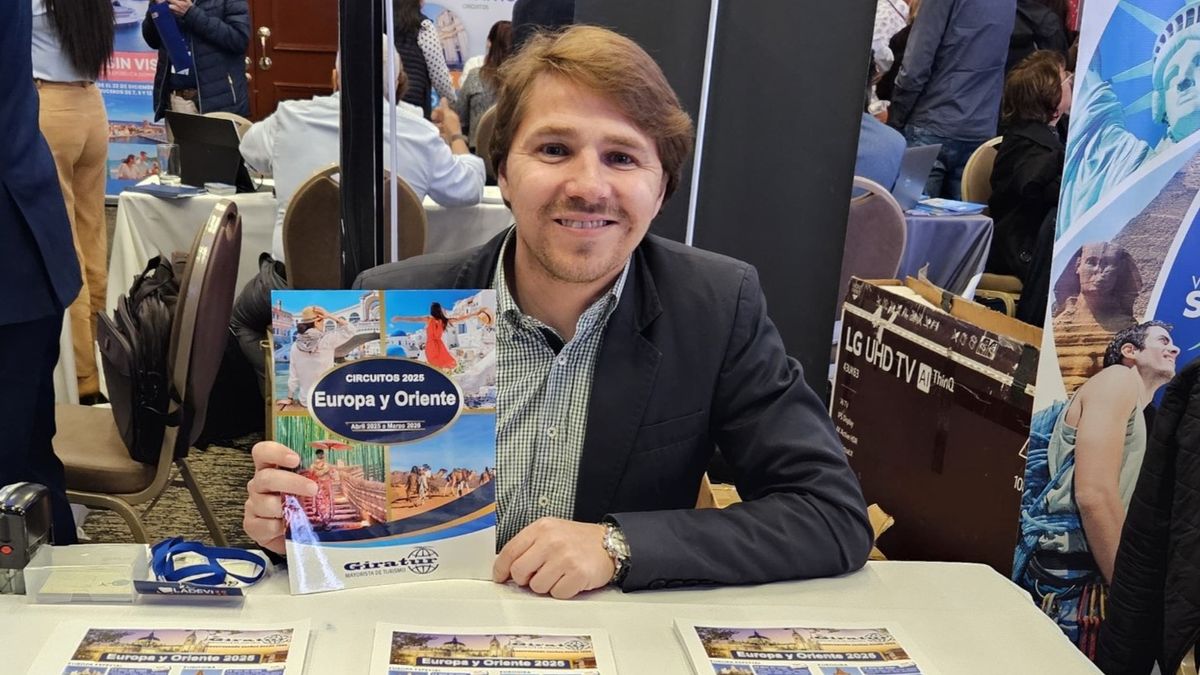 Jorge Muñoz, director comercial de Giratur, en Ladevi Workshop Perú.