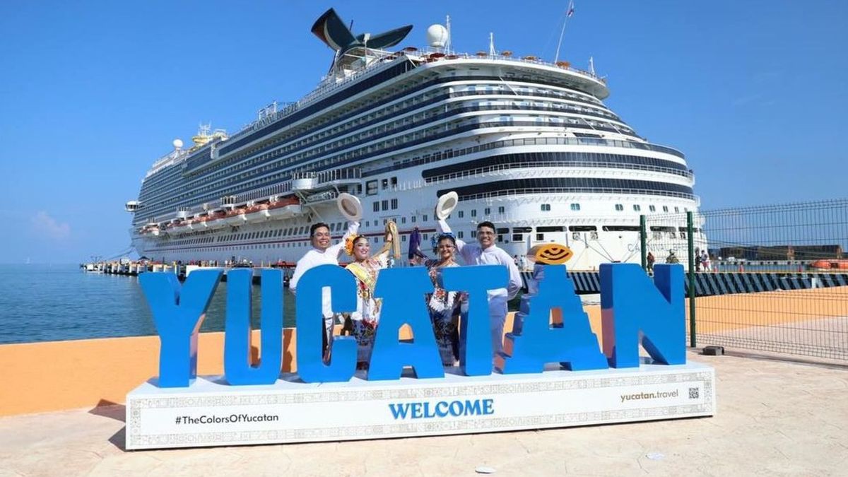 Yucatán recibió más cruceros que en el primer cuatrimestre de 2025.
