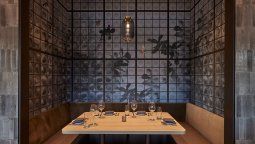 Equipamiento de restaurantes: Wall&decò ambientóel establecimiento Blu On The Hudson, en Nueva Jersey. 