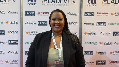Maibeth Cavallo, senior sales manager de Coral Hospitality Corp en FIT 2025. Maibeth Cavallo, senior sales manager de Coral Hospitality Corp en FIT 2025.