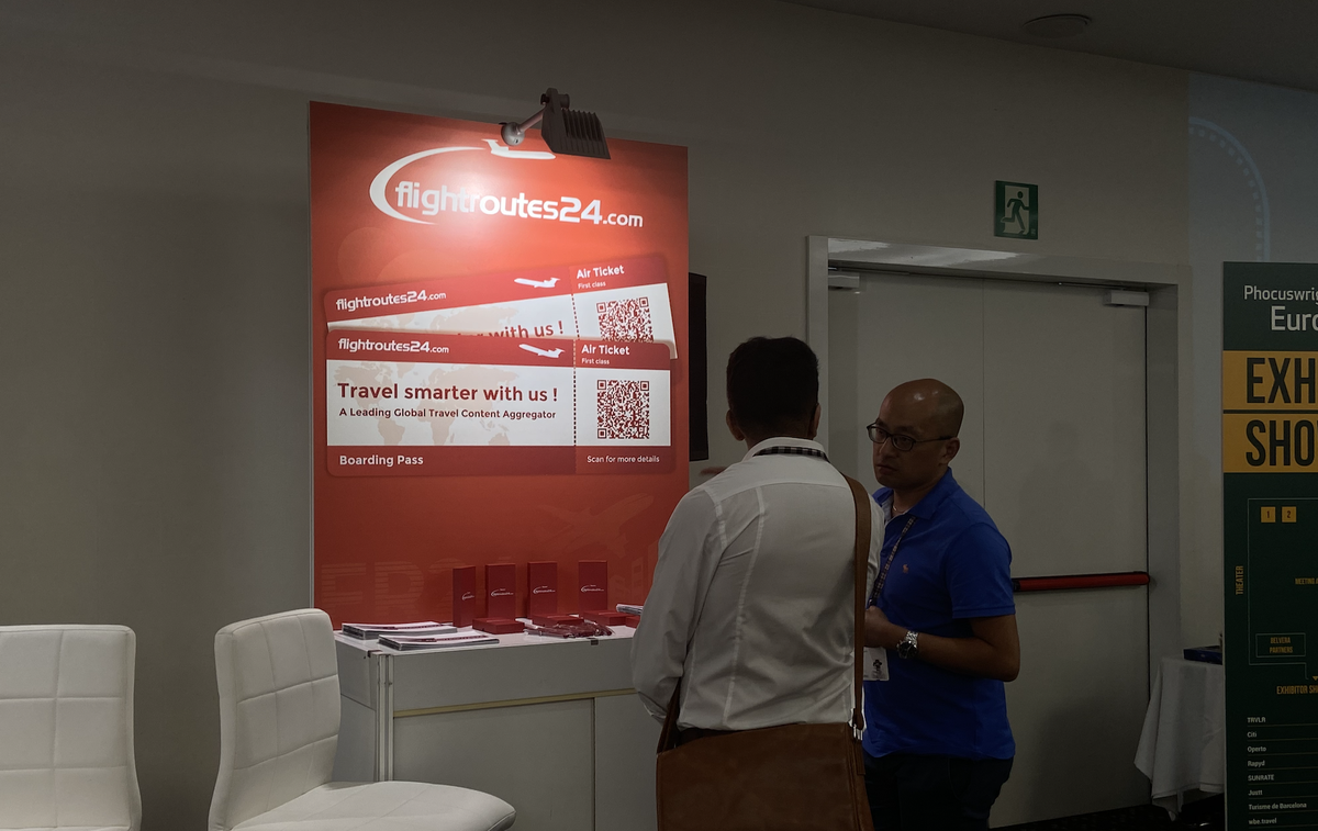 Stand de Flightroutes24.com en Phocuswright 2023
