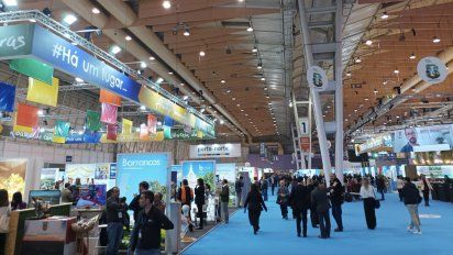 Uno de los pabellones de BTC 2023.