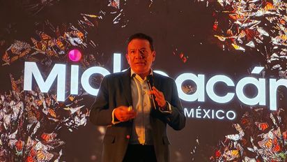 Roberto Monroy García, secretario de Turismo de Michoacán, en EPTU.
