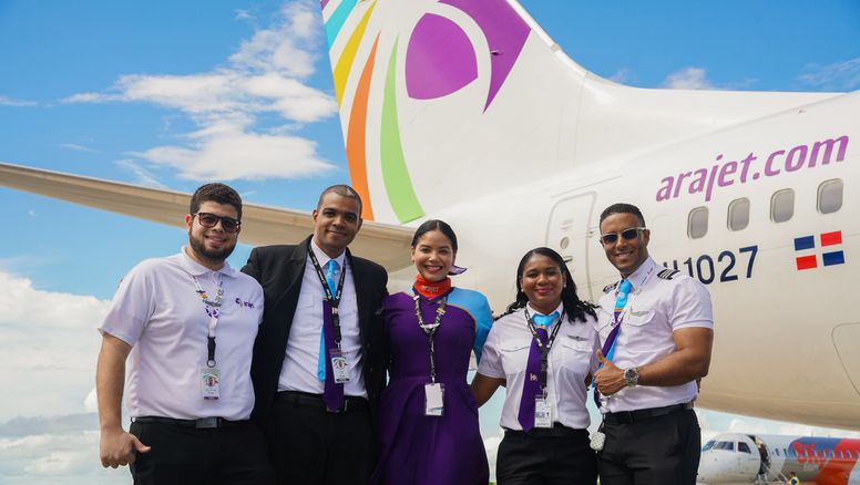 Arajet es la compañía lider en el transporte de pasajeros desde y hacia República Dominicana.