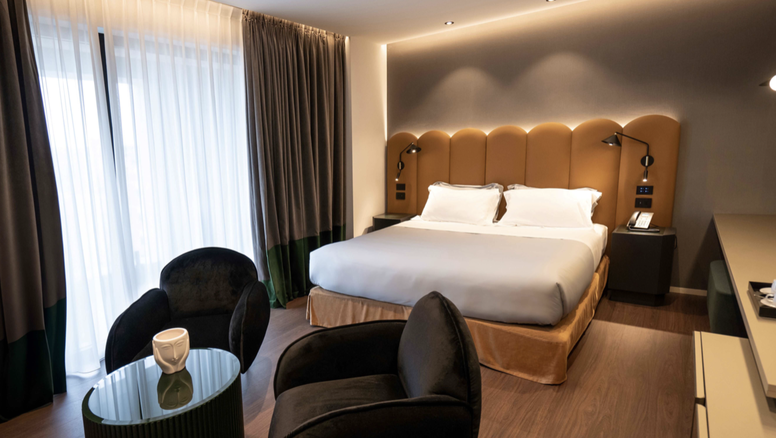 Una de las suits del Eurostars Matera La Suite 5 estrellas.