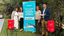JetSMART realizó el lanzamiento de esta nueva ruta junto a la subsecretaria de Turismo, Verónica Pardo. 
