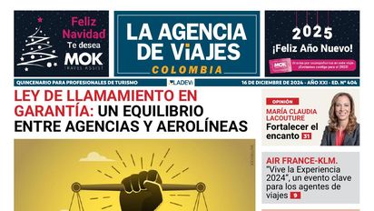 Edición #404 de la Revista La Agencia de Viajes Colombia.