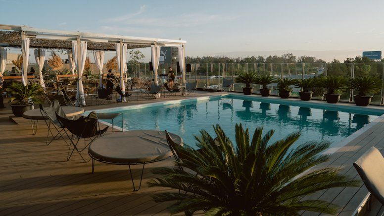 El rooftop se ubica en el 4° piso delrestaurante Trufa de Pilar.