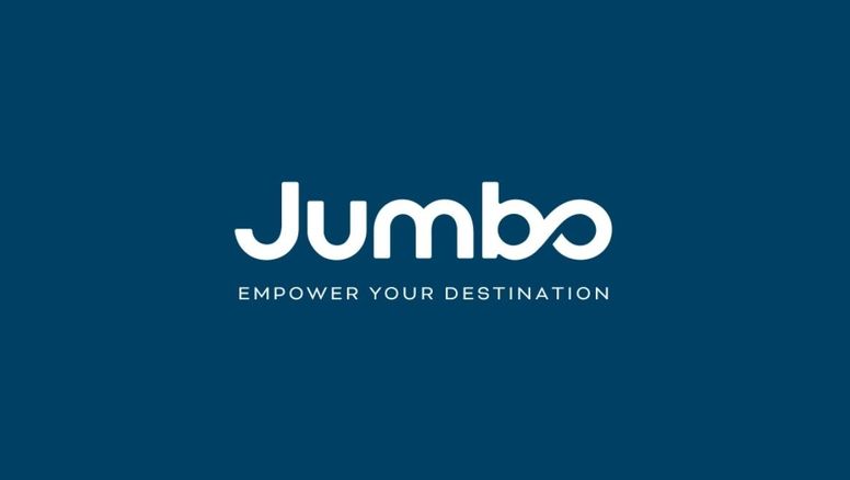 Jumbo: la nueva identidad visual incorpora el símbolo del infinito, un elemento que representa tanto la amplitud de los servicios que ofrece la compañía como su enfoque estratégico.