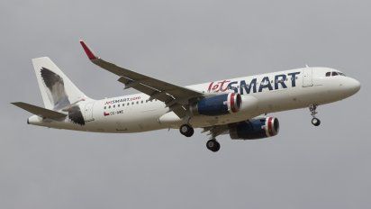 Uno de los Airbus A320NEO de JetSmart.