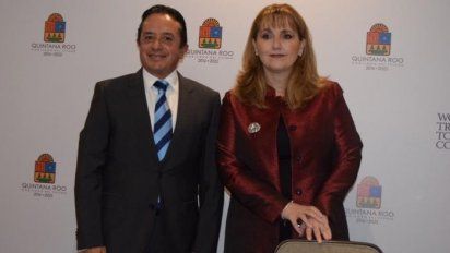 Carlos Joaquín González y Gloria Guevara Manzo.