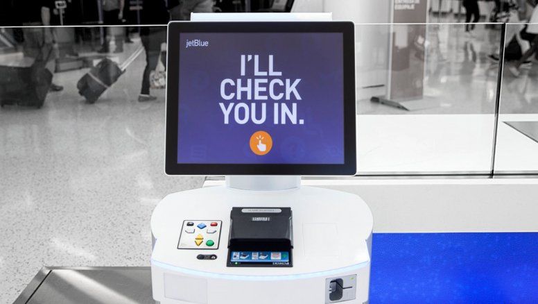 El dispositivo PSS de Sabre utilizado por JetBlue.