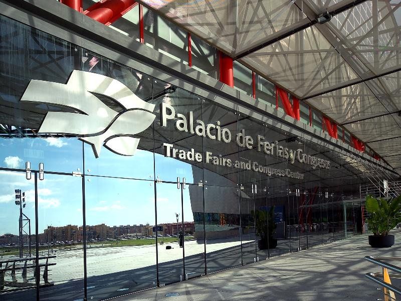 Exterior de FYCMA, Palacio de Ferias y Congresos de Málaga.