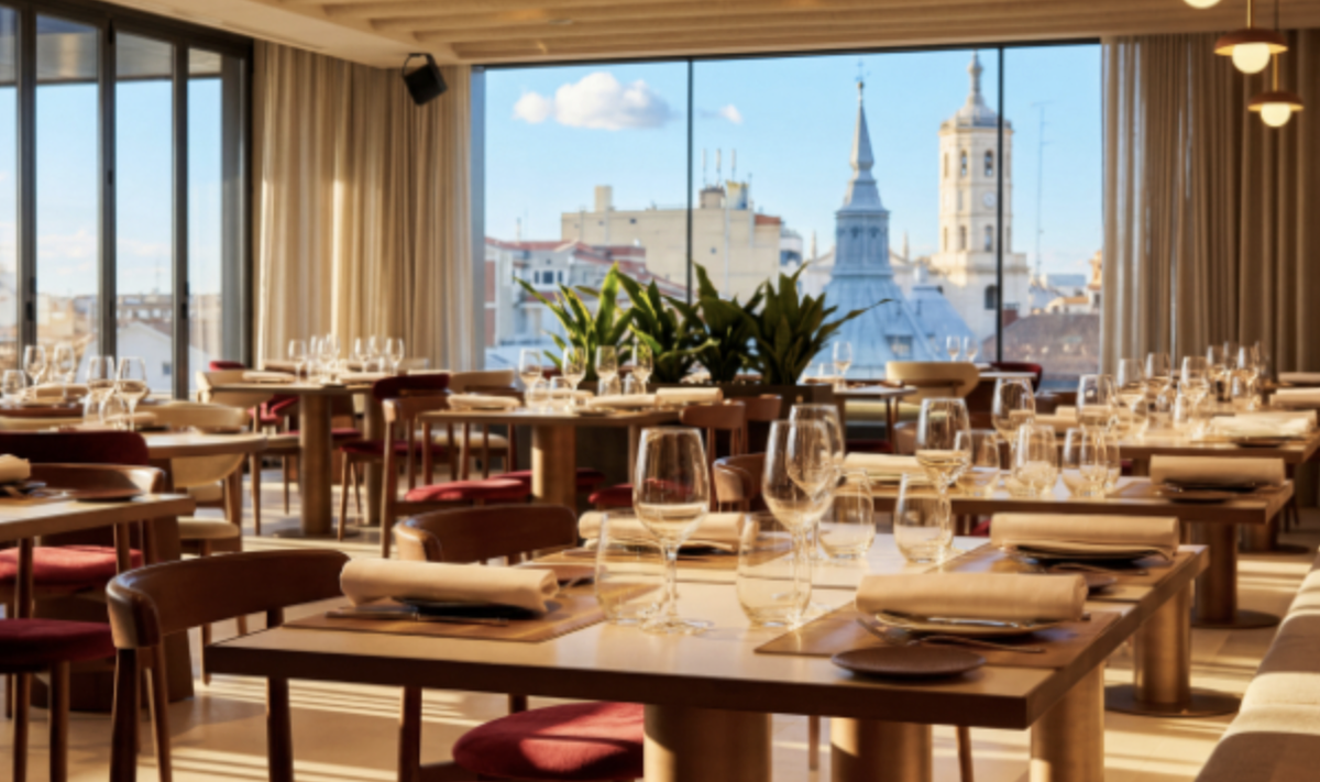 Interior del Eurostars abre su primer 5 estrellas en Valladolid.