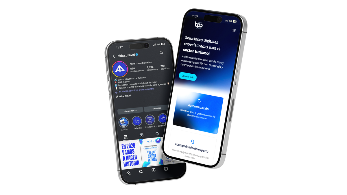 Akira Travel: este desarrollo forma parte de un ecosistema 360 que posiciona a Akira Travel como un aliado que entiende las necesidades del mercado y ofrece soluciones concretas.