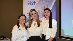 Zoraida Bulla, ejecutiva comercial para Bogotá, alrededores y Boyacá; Pilar Zapata, directora comercial y corporativa; y Gabriela Durán, ejecutiva comercial de Grupo VDT.