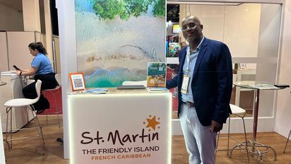 Marc Gérald Ménard, miembro del directorio del organismo de promoción de Saint-Martin.