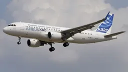 Airbus A320, modelo afectado por los problemas de software este fin de semana y uno de los más usados por aerolíneas de todo el mundo.