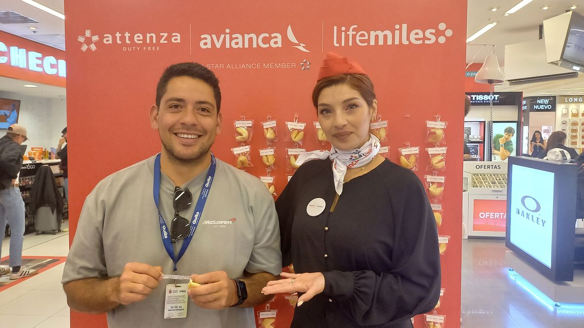 Invitados al evento de Avianca.