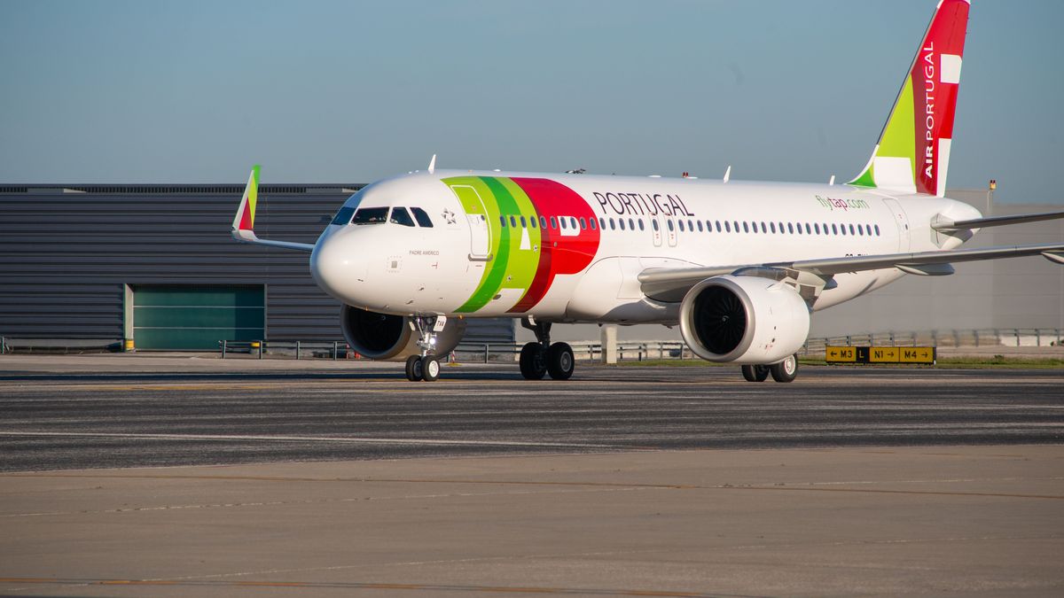 Uno de los aviones de la flota de TAP Air Portugal