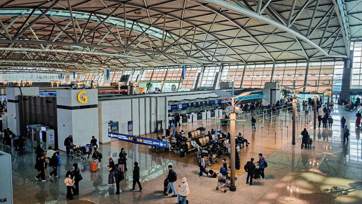 Corea del Sur cuenta con la ruta aérea más transitada del mundo. Corea del Sur cuenta con la ruta aérea más transitada del mundo. 