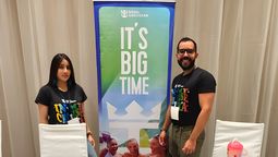 Equipo de Royal Caribbean Viajes Amazonas, conformado por Nicolet Vivas, ejecutiva comercial, y Jean Malavé, gerente comercial regional, en los Ladevi Workshop.&nbsp;