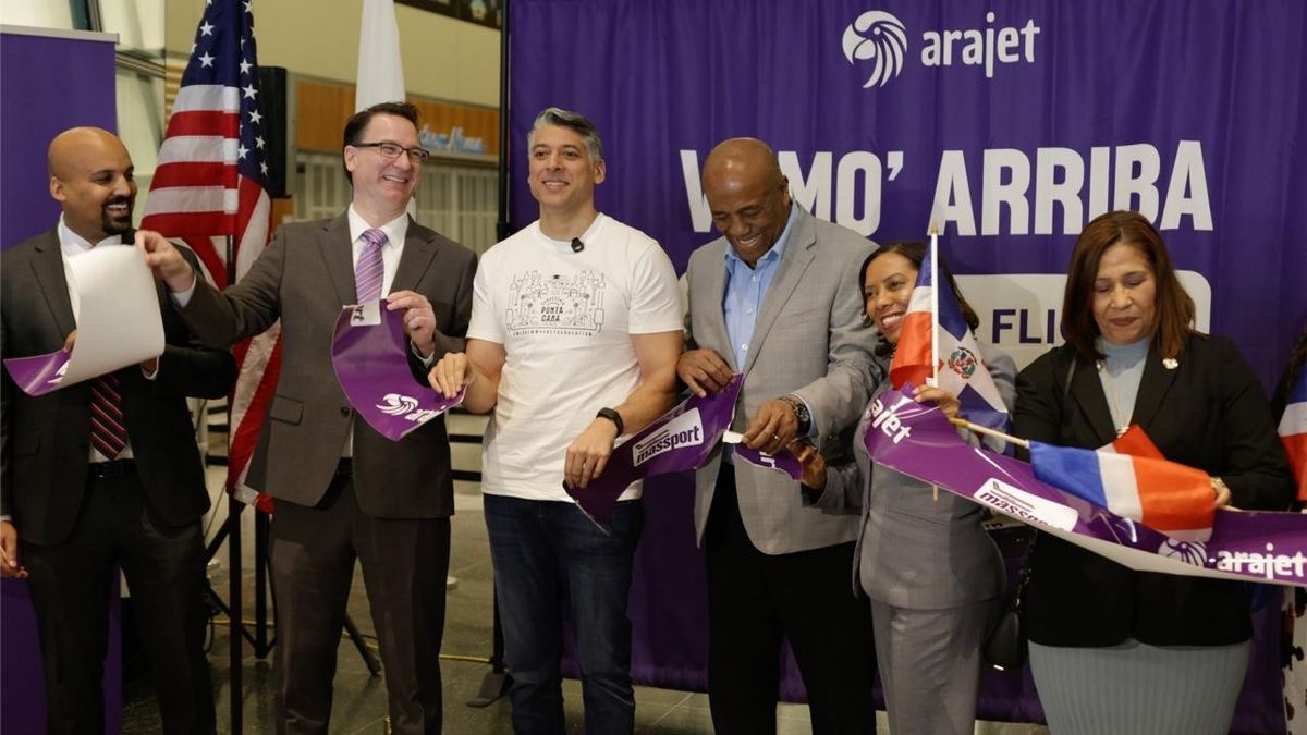 Arajet celebró el lanzamiento de su nuevo vuelo entre el Aeropuerto Internacional Las Américas de Santo Domingo (SDQ) y Aeropuerto Internacional Logan de Boston (BOS).