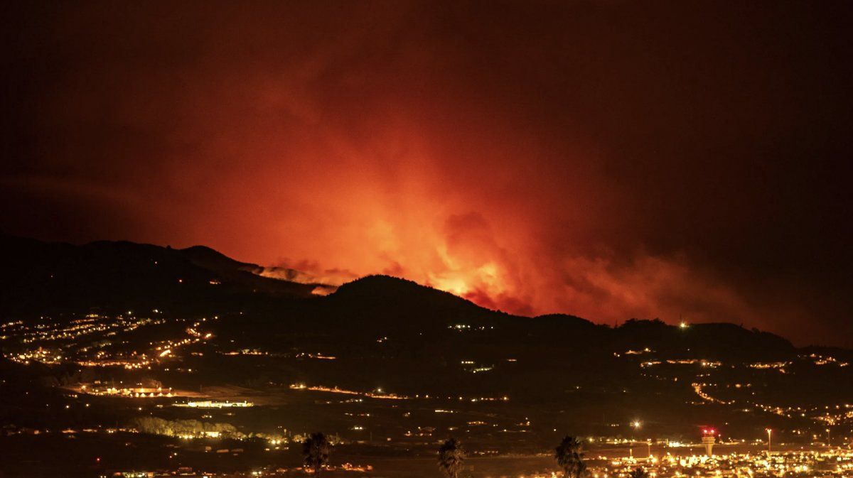 Incendio en Tenerife (Islas Canarias)