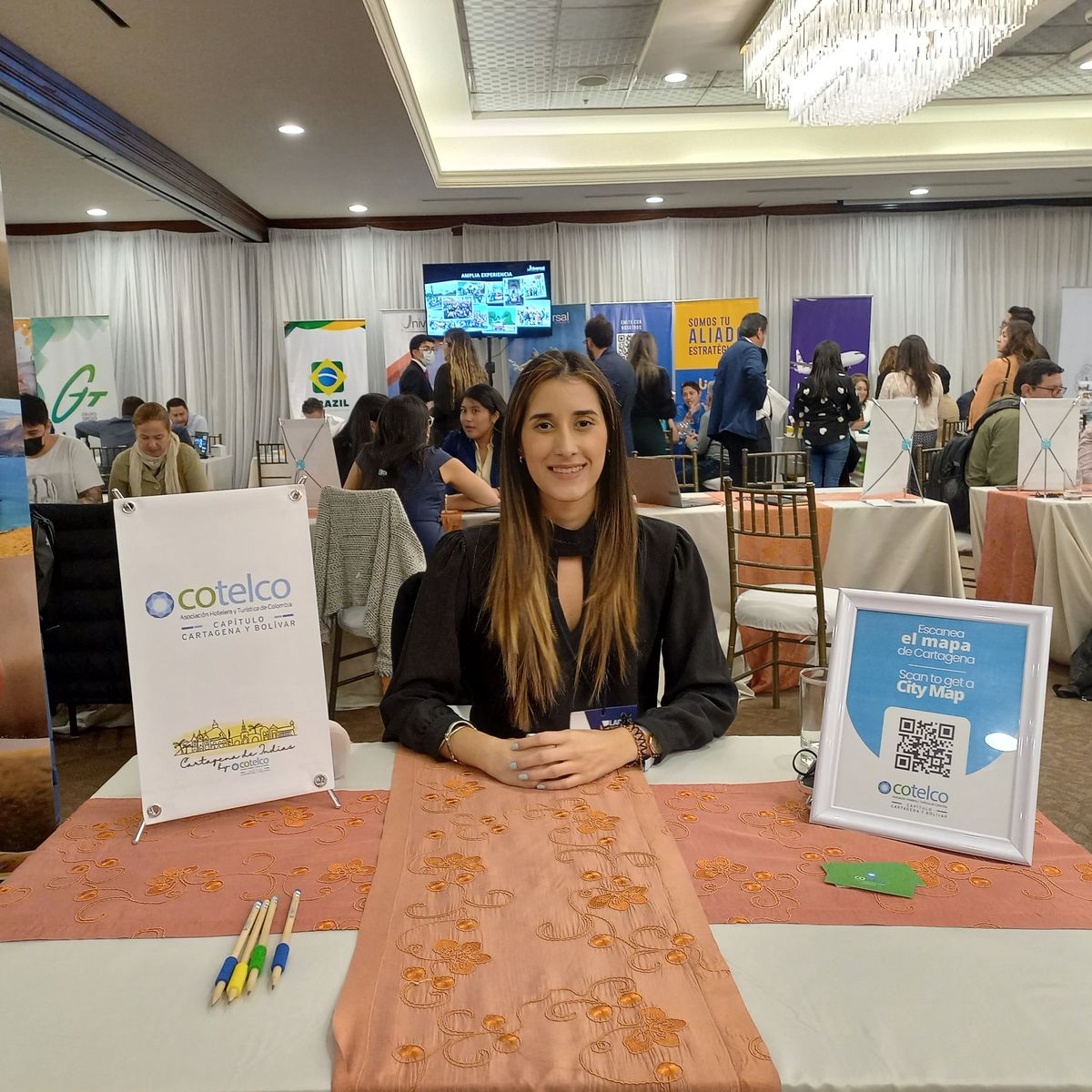 Juliana Alvarado del área de marketing de la Asociación Hotelera y Turística de Colombia-Cotelco participó en el Workshop de Ladevi Quito.  