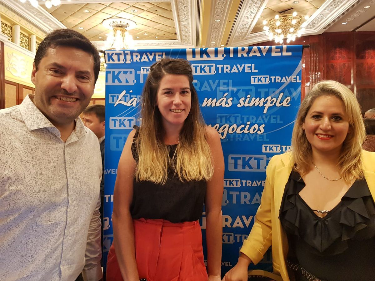 ECTU 2022: Daniel montero, Catalina Pereyra Lucena y Gabriela González, de TKT.Travel.