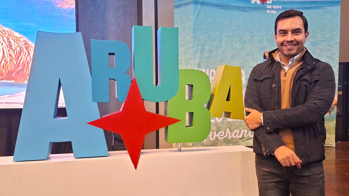 Iván Calderón, gerente de marketing y ventas para Latinoamérica de la oficina de turismo de Aruba.