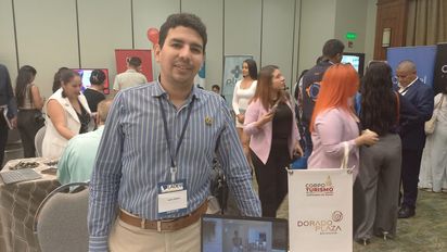 Luis Cabarcas, ejecutivo comercial de Dorado Plaza, en los Ladevi Workshop.
